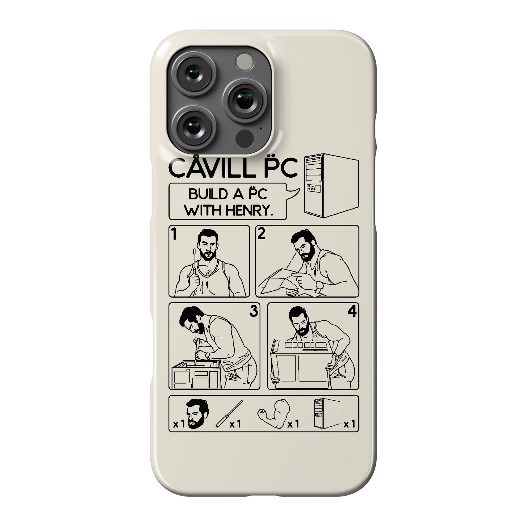 Cavill PC Parody Phone Case